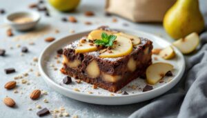 C’est simple, rapide et totalement irrésistible : le carré poire-chocolat qui fait l’unanimité autour de la table