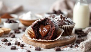 Pause réconfort 100% chocolat : la recette ultra facile des muffins moelleux au cœur coulant va vous faire craquer