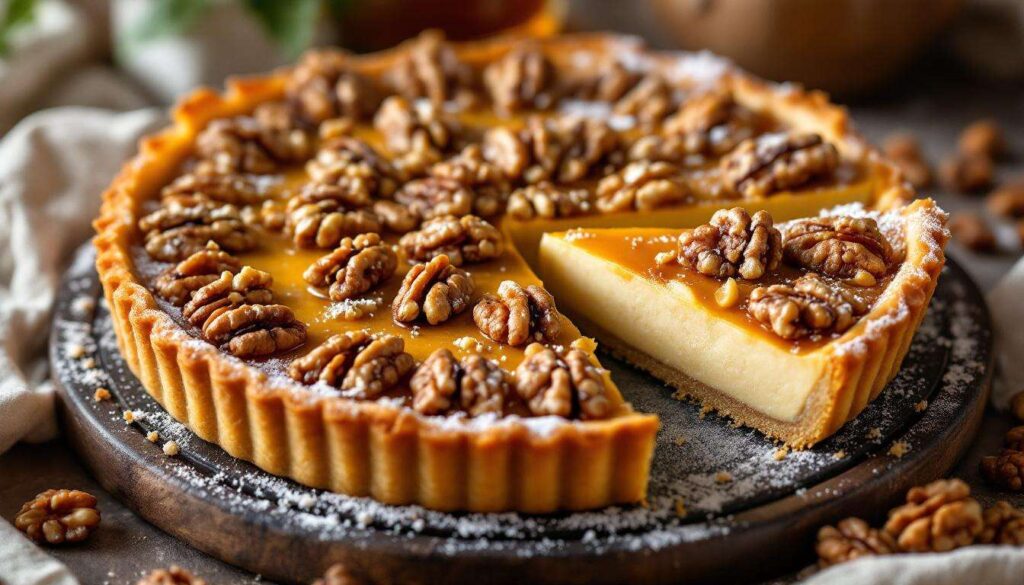 Simplissime, cette tarte aux noix est un succès à chaque fois que je la fais !