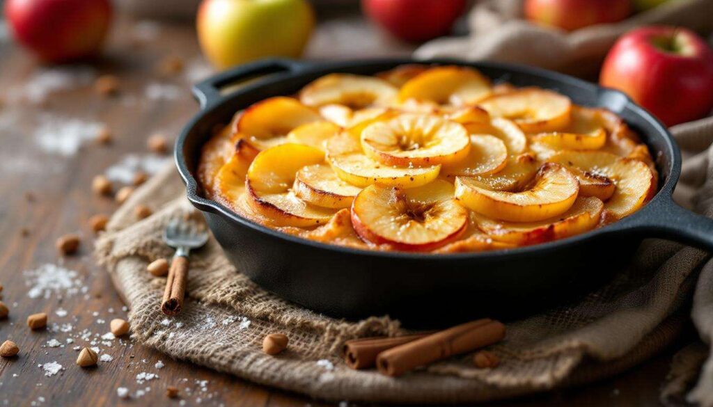 Ce gâteau aux pommes à la poêle va devenir votre dessert préféré en automne (facile et rapide)