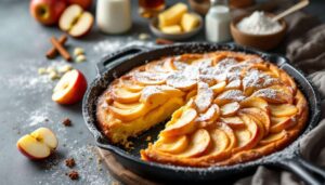 Ce gâteau aux pommes à la poêle va vite devenir votre dessert chouchou (facile et rapide)