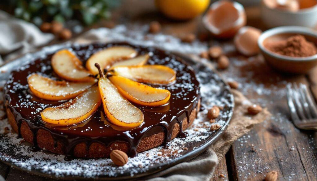 Plus fondant qu’un cake : ce dessert poire-chocolat risque bien de vous rendre accro !