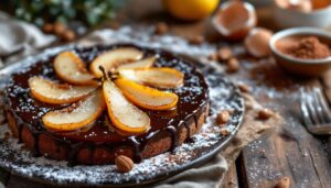 Plus fondant qu’un cake : ce dessert poire-chocolat risque bien de vous rendre accro !