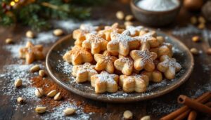 Si vous voulez fêter Noël à l'espagnol, essayez les Mantecados à la cannelle et à la pistache !