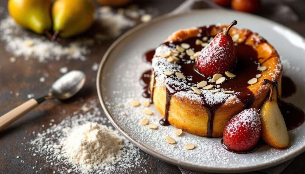 Fondant aux poires, cœur coulant et croûte dorée : un dessert élégant tout en douceur