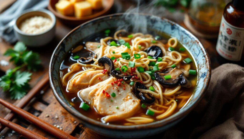 Cette soupe chinoise au poulet est parfaite pour un dîner réconfortant et affronter l'hiver