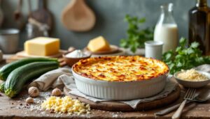 Gratin de courgettes à la béchamel : fondant, doré et jamais détrempé