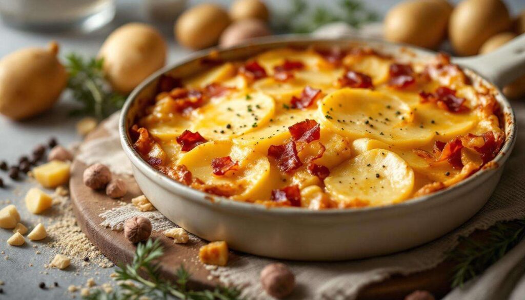 Gratin façon raclette : fondant, doré, impossible à rater