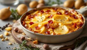Gratin façon raclette : fondant, doré, impossible à rater