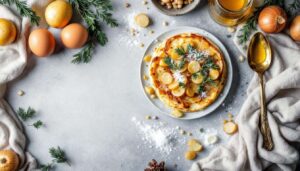 Explosion de douceur et de fondant : la tortilla pommes de terre-oignons caramélisés express pour les soirs d’hiver sans prise de tête