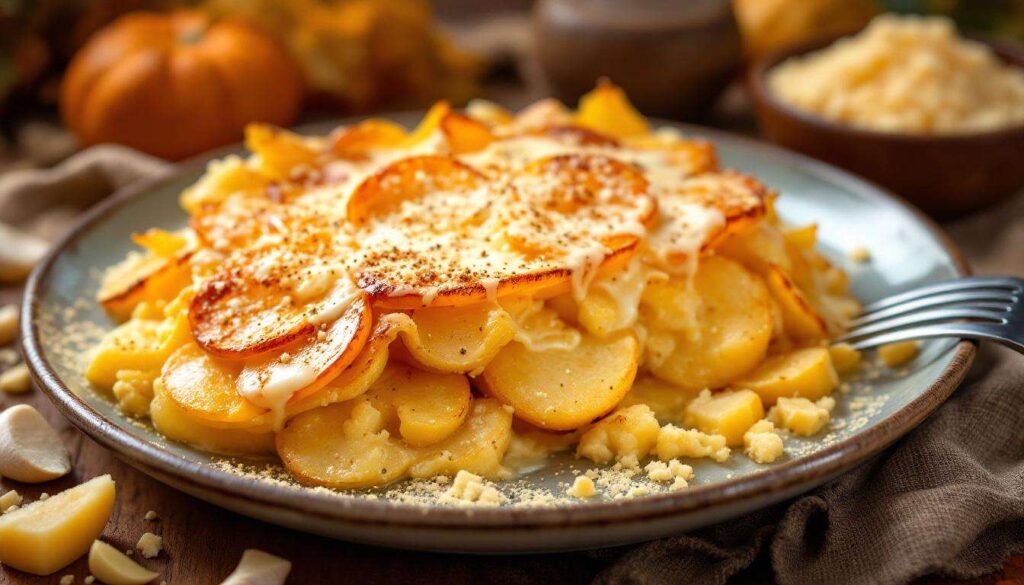 Gratin fondant potimarron-pomme de terre au comté : le plat cocooning de l’automne par excellence