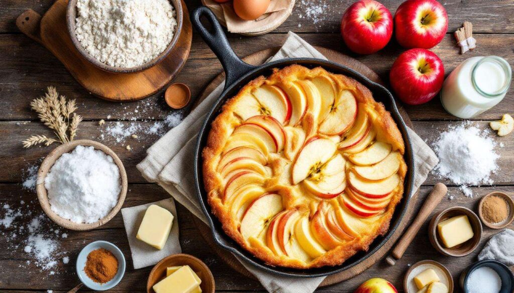 Je fais mon gâteau aux pommes à la poêle : simple, rapide, sans four et 100 % réconfort