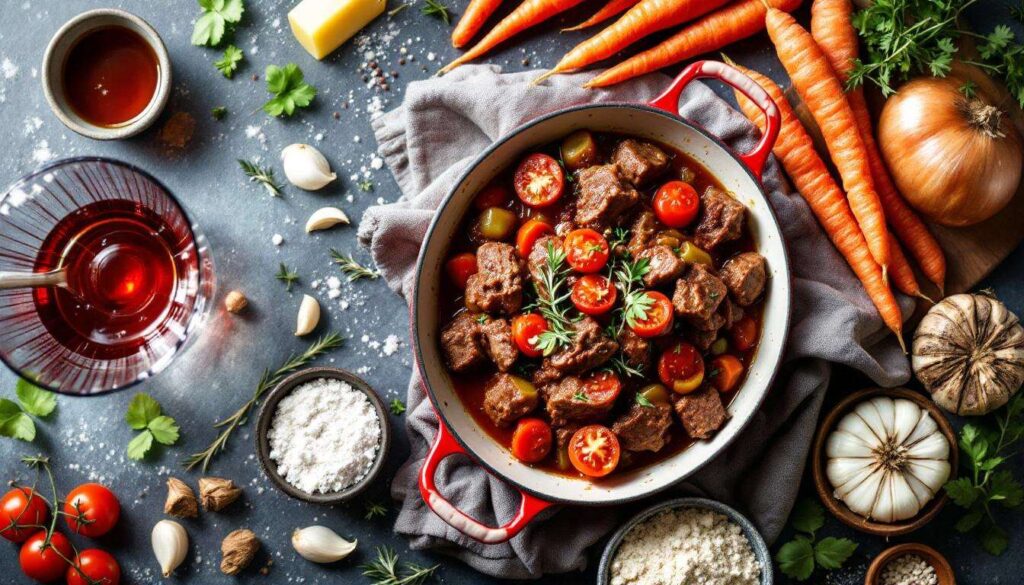 La version italienne du bœuf bourguignon est deux fois plus rapide à préparer, elle demande moins de cuisson