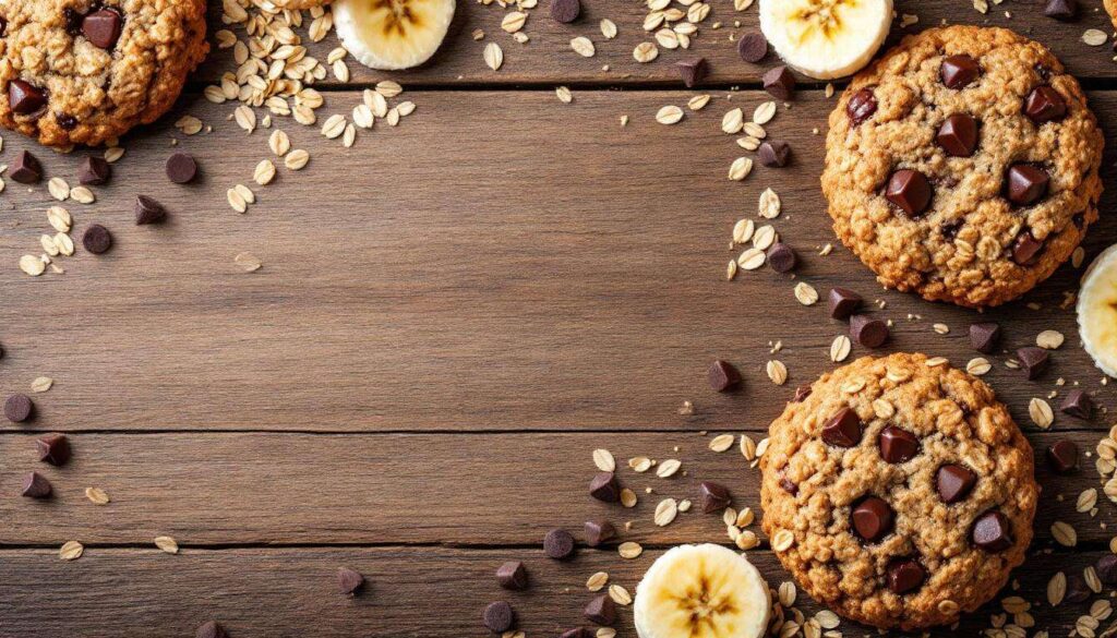 Cookies aux flocons d’avoine : recette sans beurre ni sucre, 3 ingrédients seulement