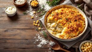 Blanc de poulet en gratin à la crème : un plat généreux qui rappelle les repas de grand‑mère en plein hiver