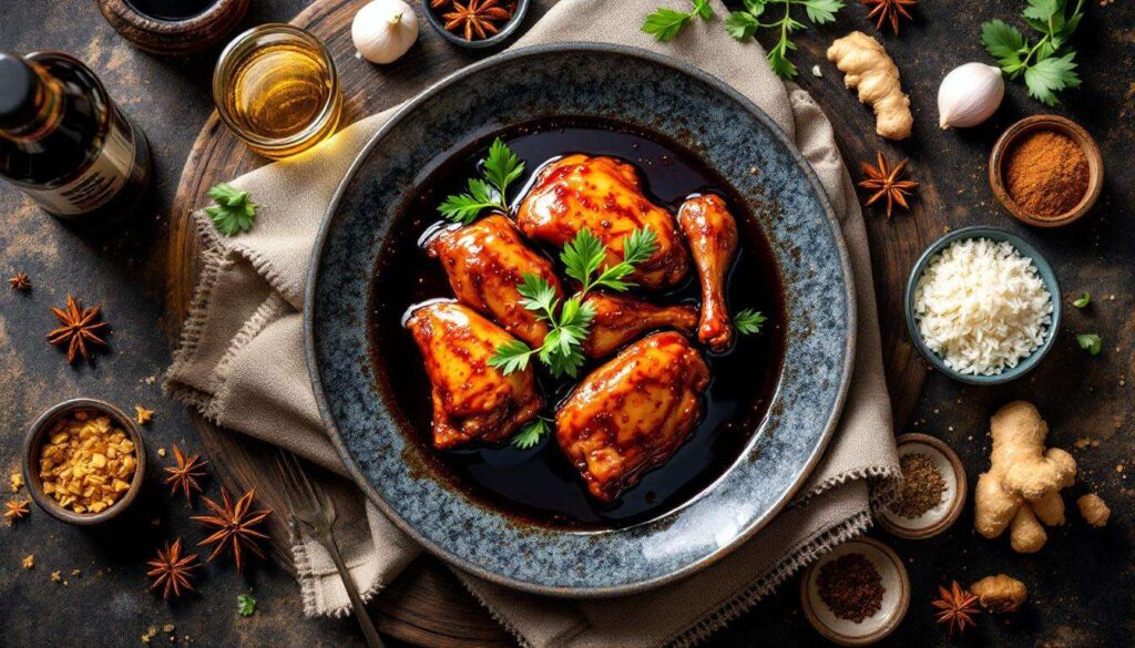 Ce poulet braisé à la sauce brillante, inspiré du célèbre “hong shao”, va parfumer toute la maison !