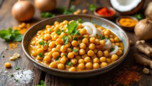 Curry de pois chiches au lait de coco : le plat végétarien express que toute la famille dévore en 25 minutes