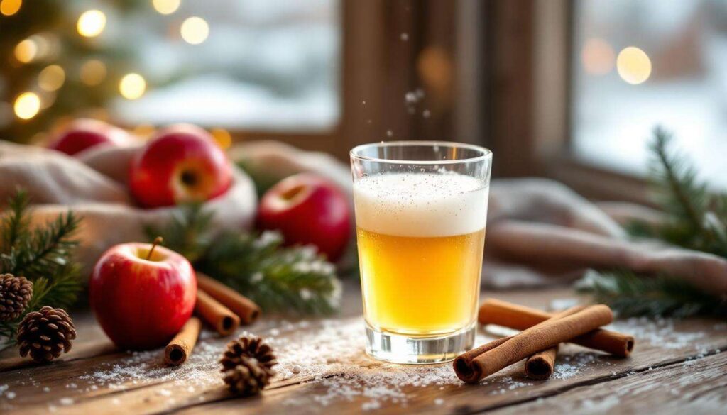 Kéfir pomme-cannelle : la version hivernale de la boisson fermentée qui se boit comme un cidre pétillant