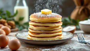 Pancakes au kéfir ultra moelleux : la fermentation dans la pâte change complètement la texture et le goût
