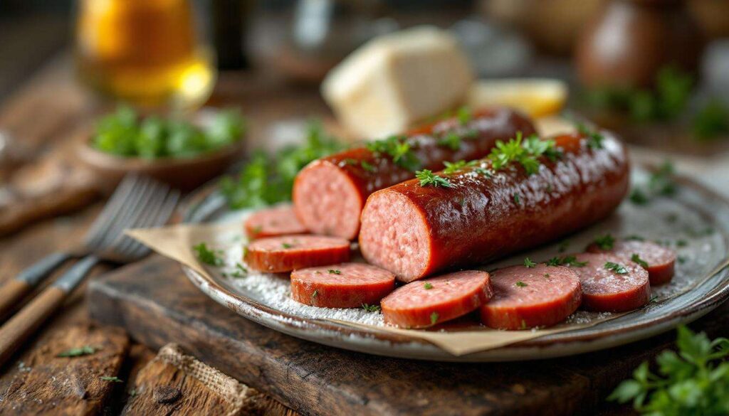 Ce boudin vert se mange froid en tranches à l’apéro : la façon belge que les Français ne soupçonnent pas