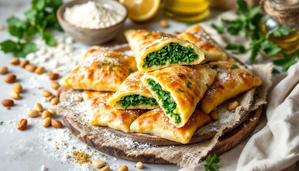 Fatayer aux épinards : les chaussons libanais croustillants parfaits pour un ftour léger et savoureux