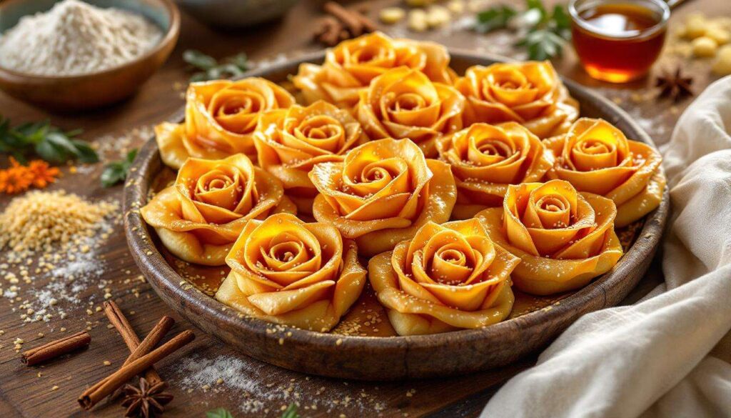 Chebakia au miel et sésame : la pâtisserie en forme de rose que les familles préparent des semaines avant le ramadan