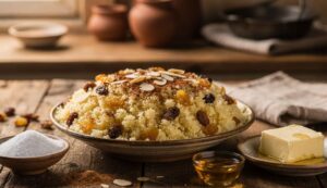 Mesfouf couscous sucré aux raisins secs et cannelle : le petit-déjeuner du sahour prêt en 10 minutes pour bien démarrer le jeûne