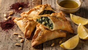 Fatayer aux épinards et citron : les chaussons libanais triangulaires parfaits pour un ftour léger et végétarien