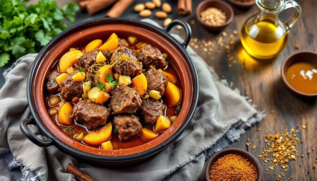 Tajine d'agneau aux coings et miel : le plat sucré-salé du ramadan que Mohamed Cheikh a remis au goût du jour