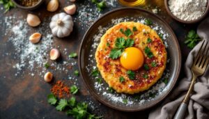 Maakouda croustillante aux herbes : la galette de pommes de terre dorée que les Algériennes glissent dans chaque brick