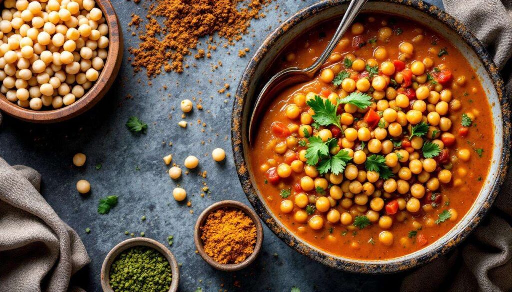 Soupe harira végétarienne aux lentilles et pois chiches : la version sans viande aussi savoureuse que l'originale