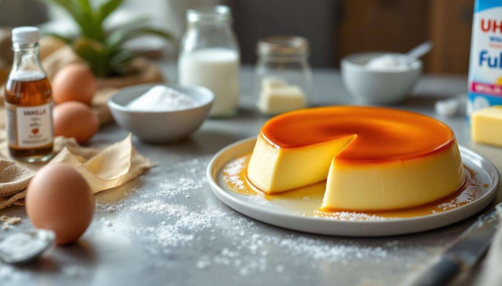Ce flan pâtissier sans pâte rivalise avec celui des boulangeries parisiennes et se fait en 5 minutes de préparation
