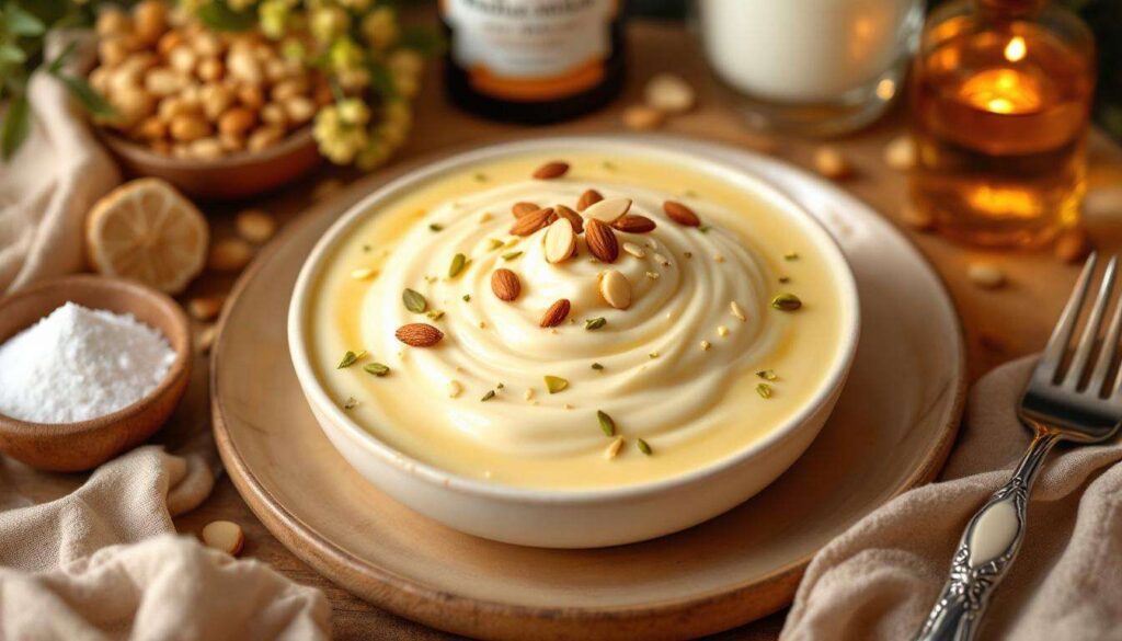 Ce dessert au lait et aux amandes est la star des tables du ramadan : fondant, parfumé et prêt en 25 minutes