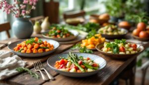 Batch cooking mars 2026 : 5 plats pour la semaine préparés en 1 heure avec les légumes du moment