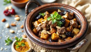 Ce tajine d'agneau aux pruneaux fond en bouche et coûte deux fois moins cher qu'un gigot