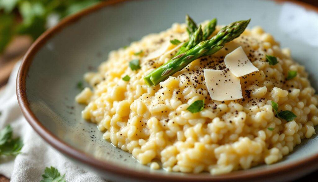 Risotto aux asperges : le chef italien Simone Zanoni donne l'astuce pour un crémeux parfait