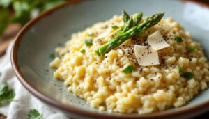 Risotto aux asperges : le chef italien Simone Zanoni donne l'astuce pour un crémeux parfait